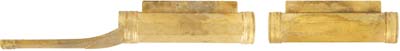 John Armstrong Ramrod Pipes 
for 3/8" rod, Maryland style,
wax cast brass, or steel